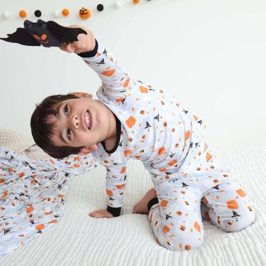 Caden Lane Boo Buddies Two-Piece Pajama Set