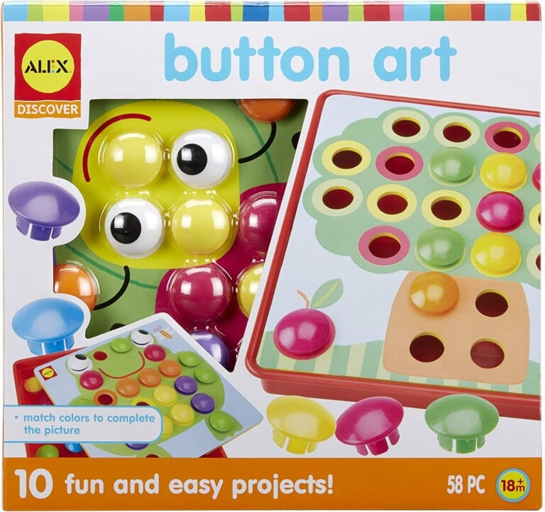 Alex Discover Button Art Activity Set