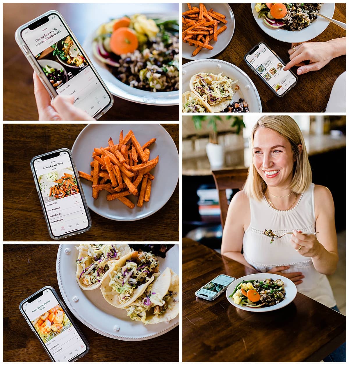Creating meals from the 9moons app for a pregnant mom