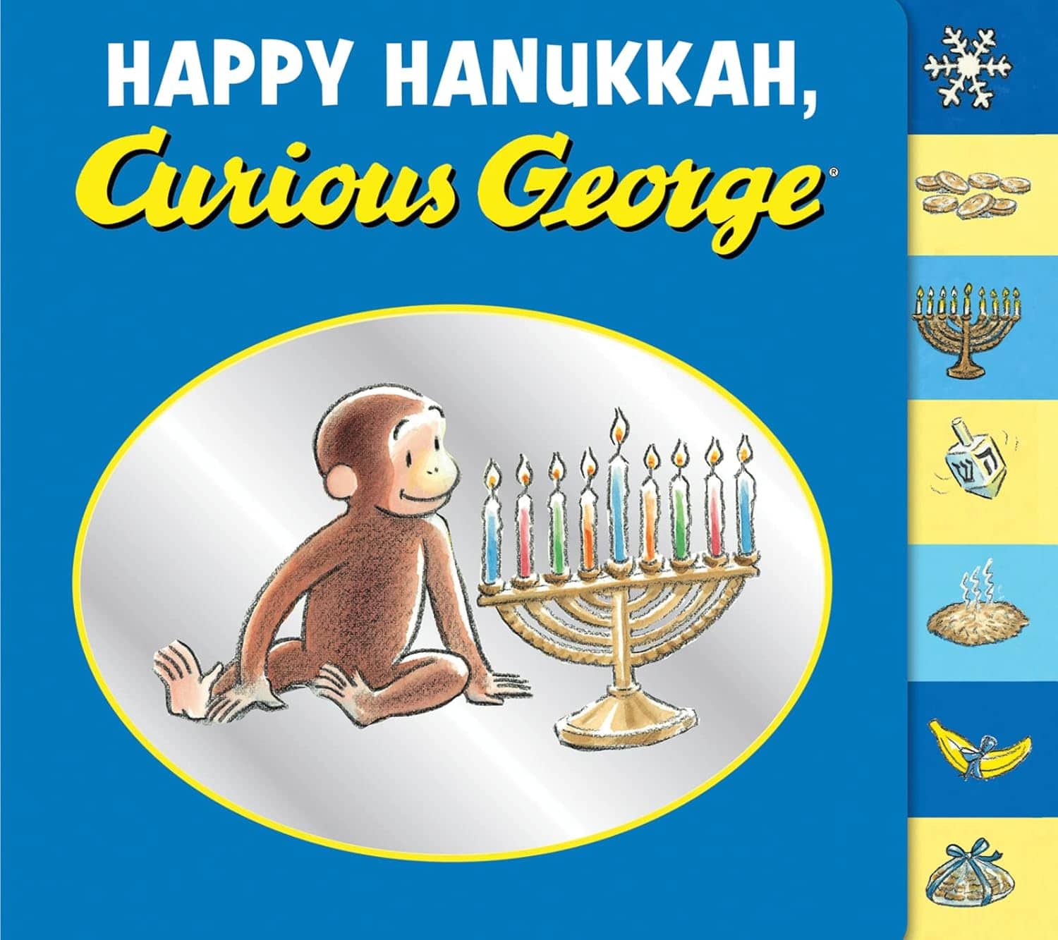 "Happy Hanukkah, Curious George" by H. A. Rey