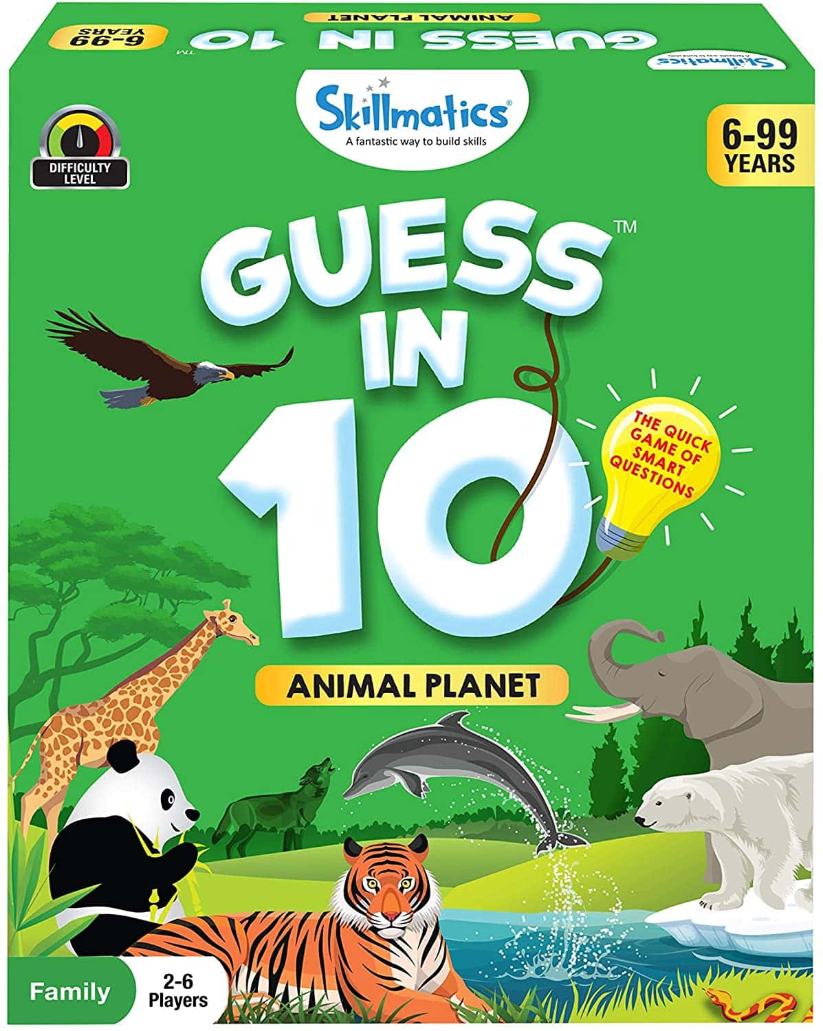 Guess in 10 Animal Planet game from Skillmatics