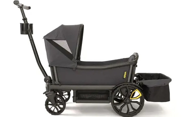 Black cruiser wagon with basket and canopy