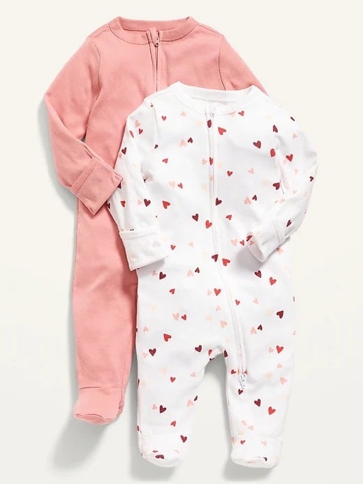 Old Nacy baby pajamas 2-pack