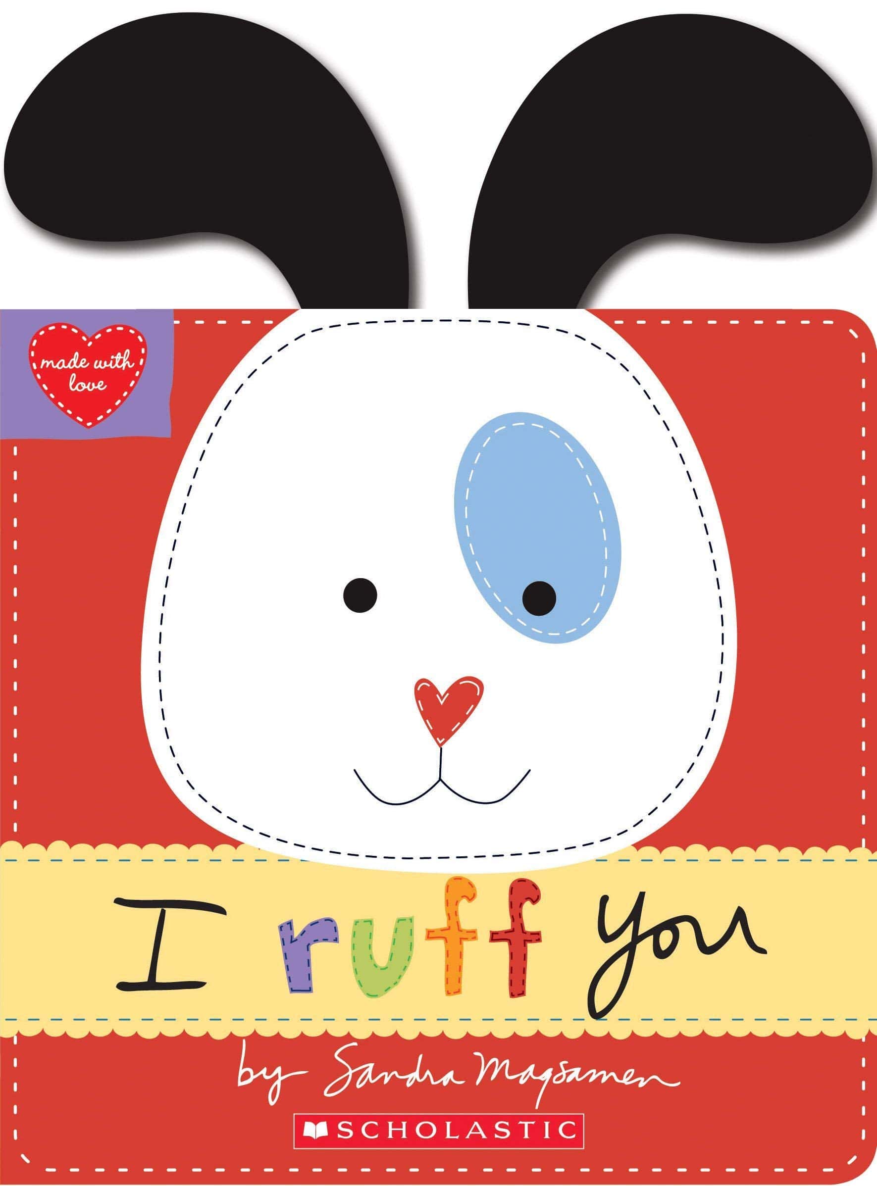 Best Children's Books for Valentine's Day | Baby Chick A dog with a heart nose and blue eye