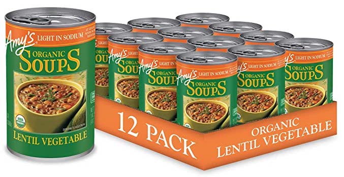 Amy's Lentil Vegetable soup pack