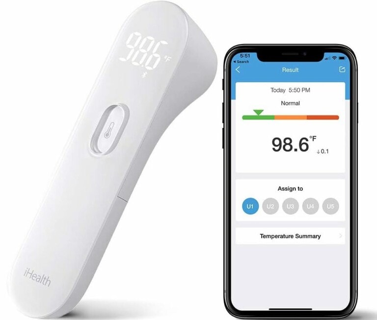 iHealth wireless no-touch thermometer