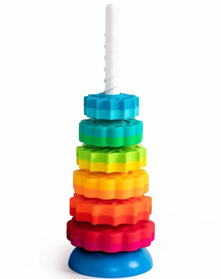 Spinning stacker toy
