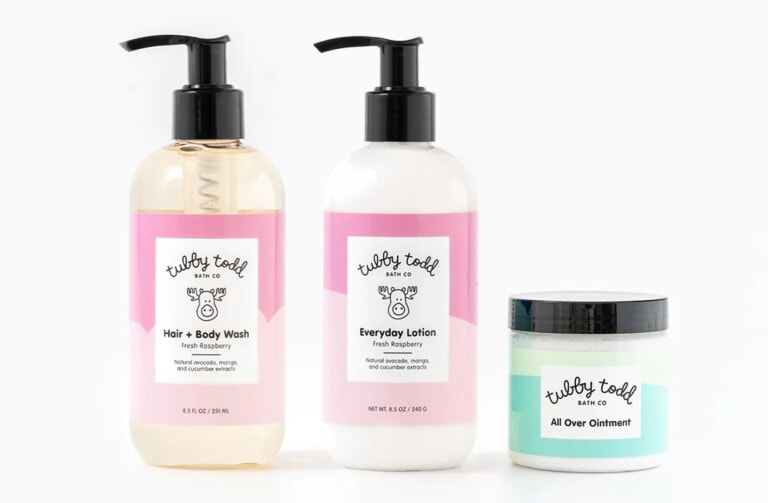 Tubby Todd bath products