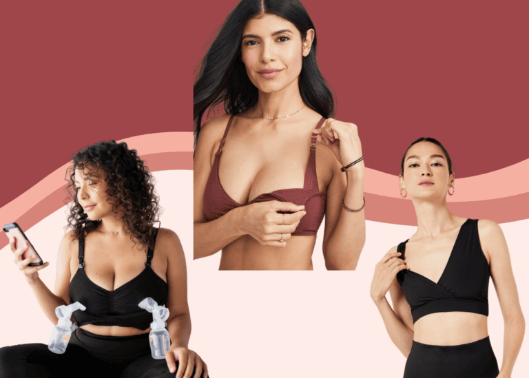 collage of nursing bras