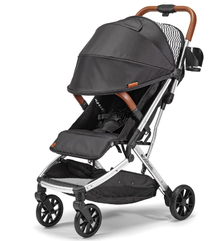 Compact and light enough to replace your umbrella stroller, yet sturdy and comfy enough to be your everyday stroller, the Bēbee Lightweight Stroller combines full size comforts with compact convenience which is a huge plus for parents on the go. We are huge fans of an easy folding stroller, and parents rave about how user-friendly this one is. This stroller gets major points for us for saving over 56 single-use bottles from ending up in landfills because it uses fabric made with 50% recycled plastic bottles.