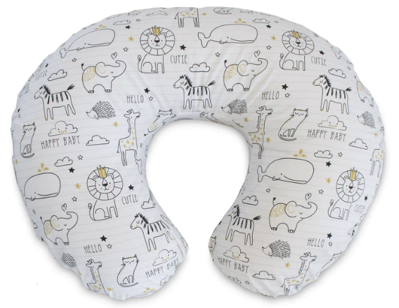 Boppy has been a reliable and trusted brand for years. Whether you’re breastfeeding or bottle-feeding (or both) it’s great to have some added comfort and support for both you and your baby. It’s always a good idea to have a few covers on standby because spit-up, throw up, and blowouts happen, often. The organic nursing pillow features gentle 100% organic cotton jersey fabric with dual-sided prints which is ideal for sensitive baby skin during feeding and cuddle time.