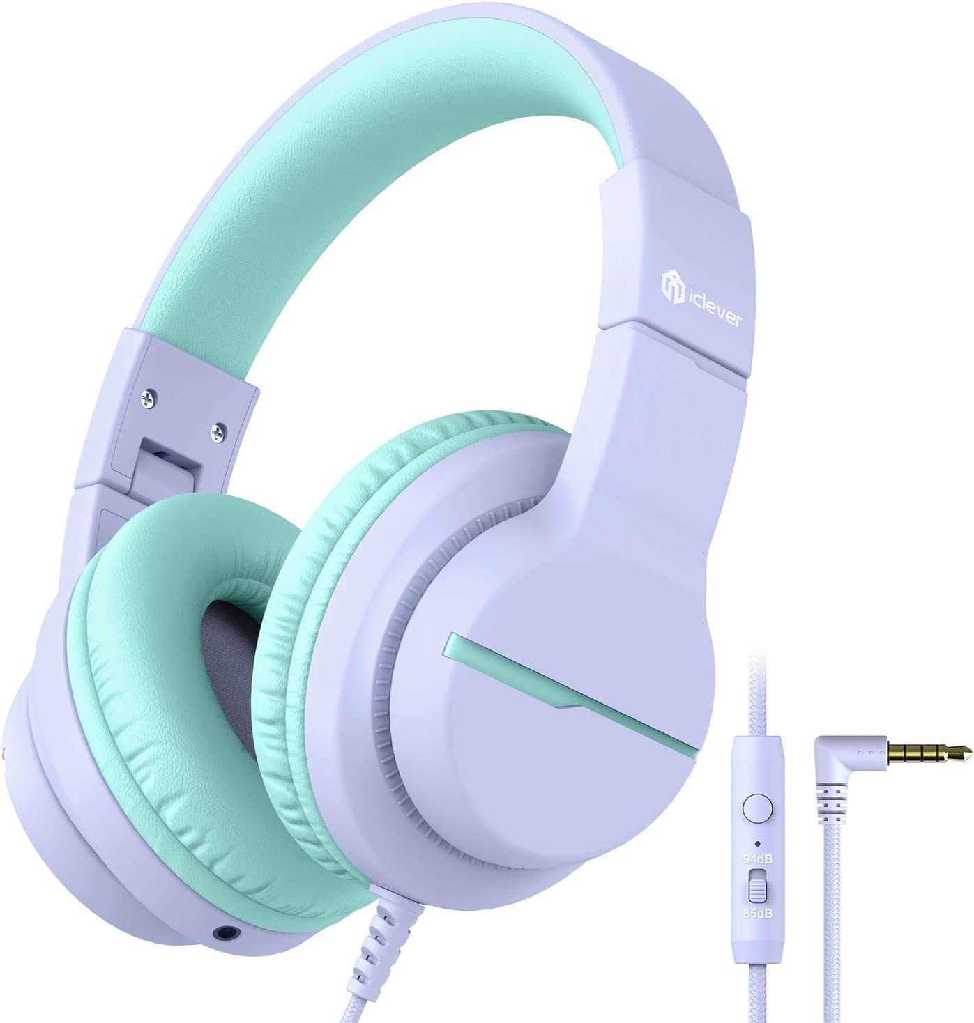 iClever HS19 Kids Headphones with Microphone for School
