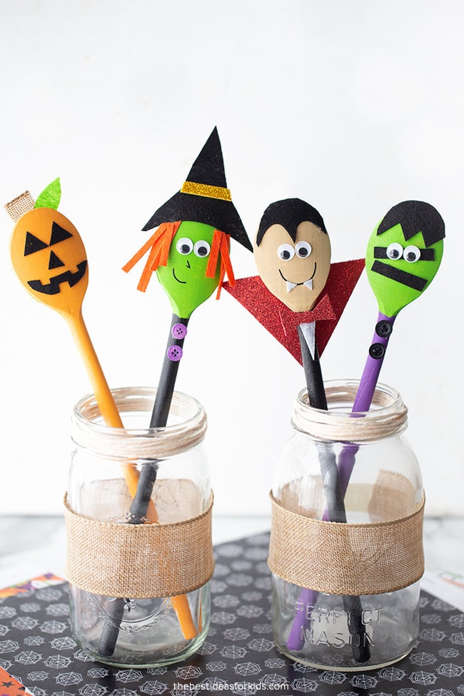 Halloween Wooden Spoons Craft