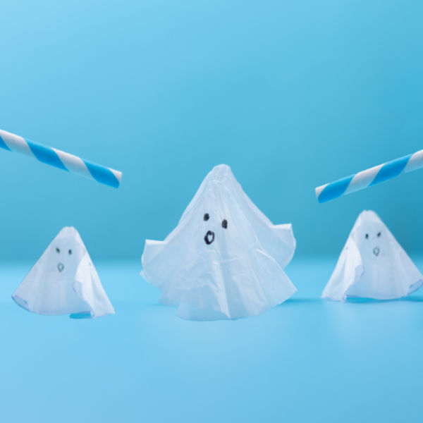 Flying ghost activity craft for kids