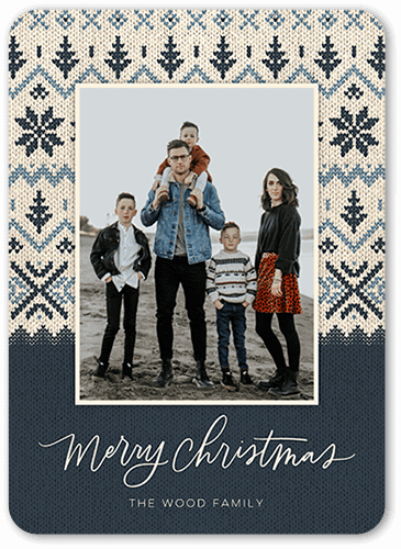 Argyle Winter holiday card from Shutterfly