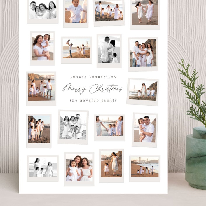 Many Merry Moments holiday card from Minted