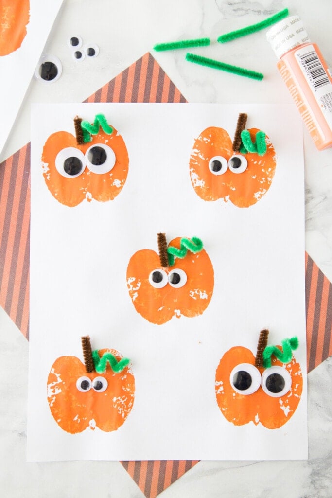 Pumpkin Stamp Craft