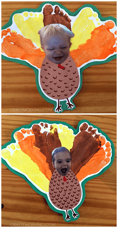 Footprint turkey craft