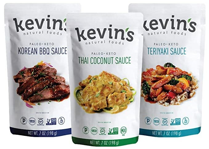 Kevin's Natural Foods Keto and Paleo Simmer Sauce Variety Pack