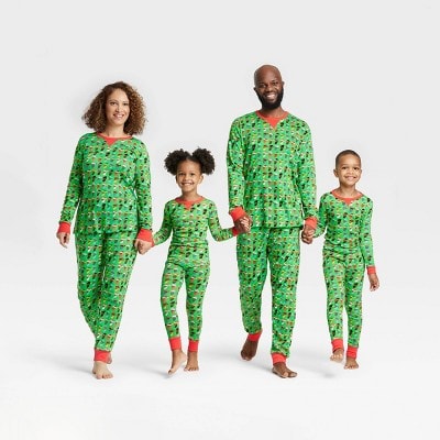 Multi Santa Print Pajamas by Target