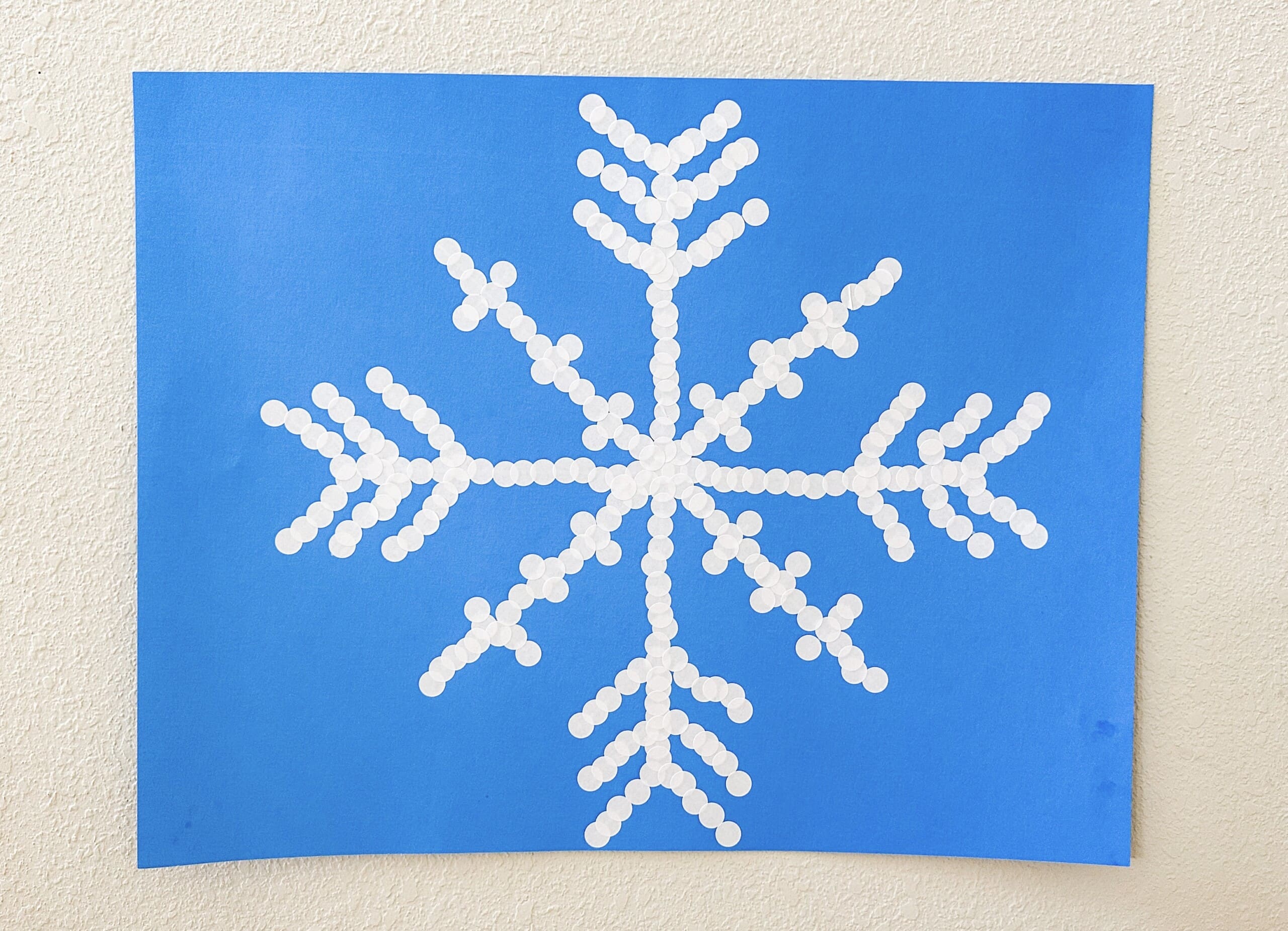 Sticker snowflake craft 
