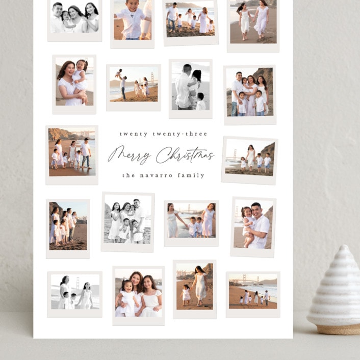 Many Merry Moments holiday card from Minted
