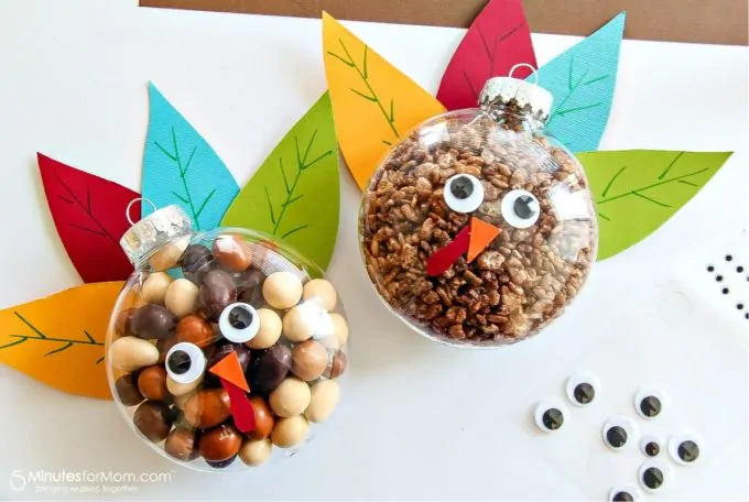 DIY turkey ornament treats