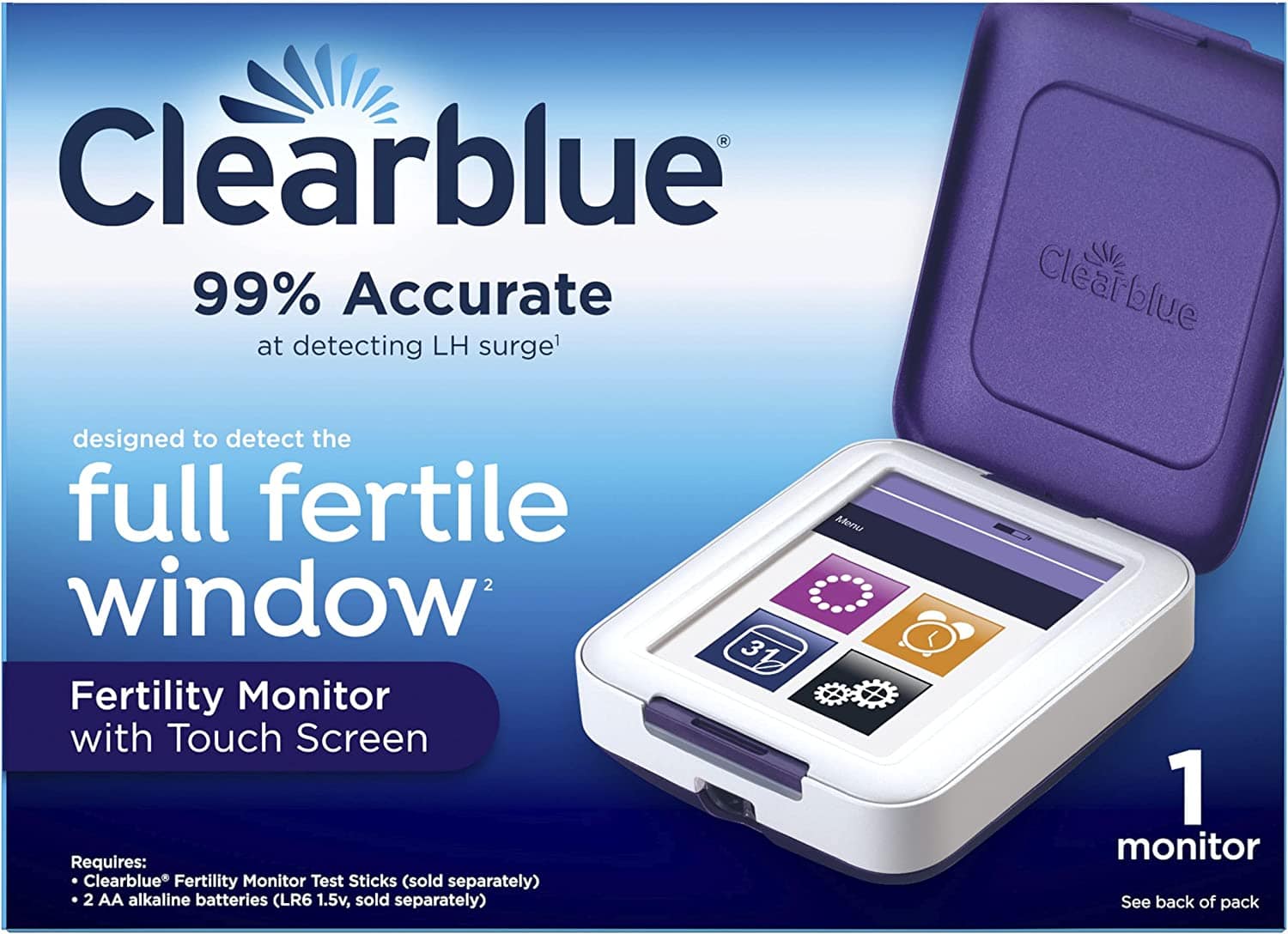 Clearblue fertility test monitor box. 