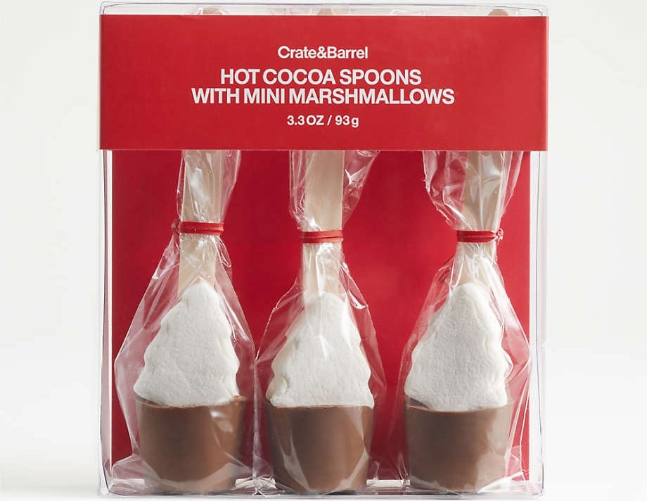 Hot Chocolate Spoons with Mini Marshmallows