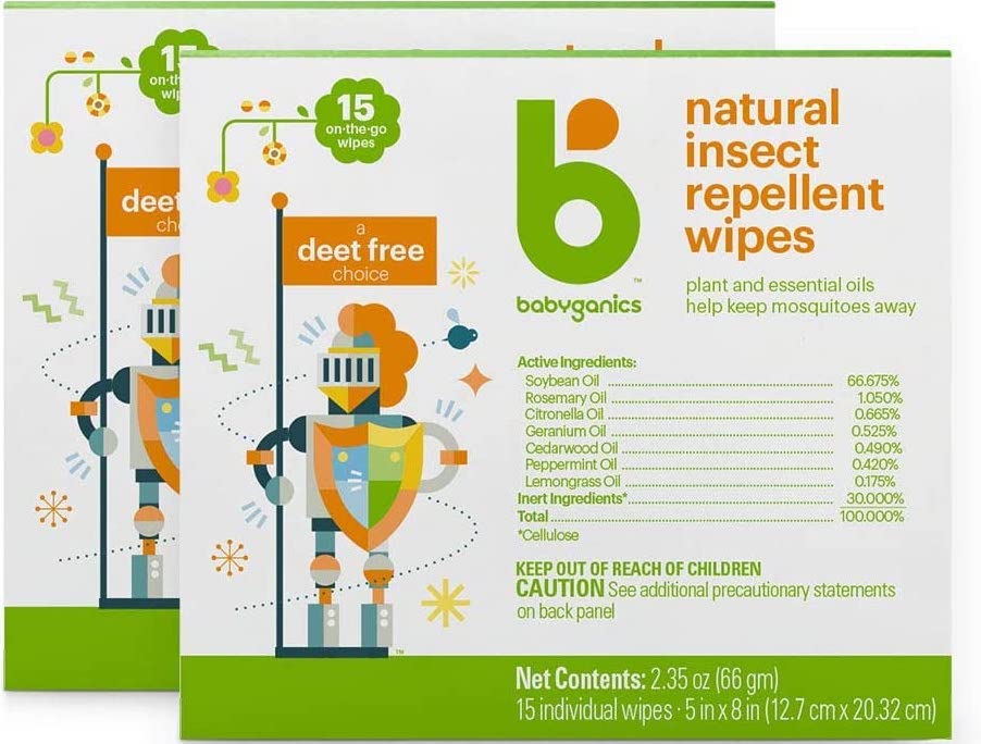 Baby insect repellent wipes 