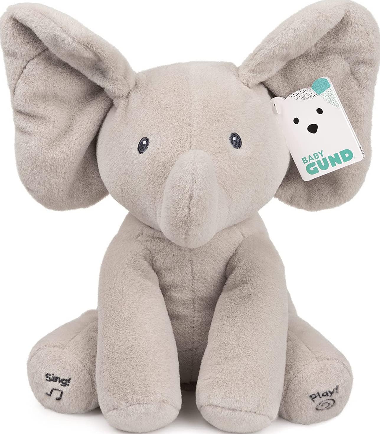 Grey elephant toy 