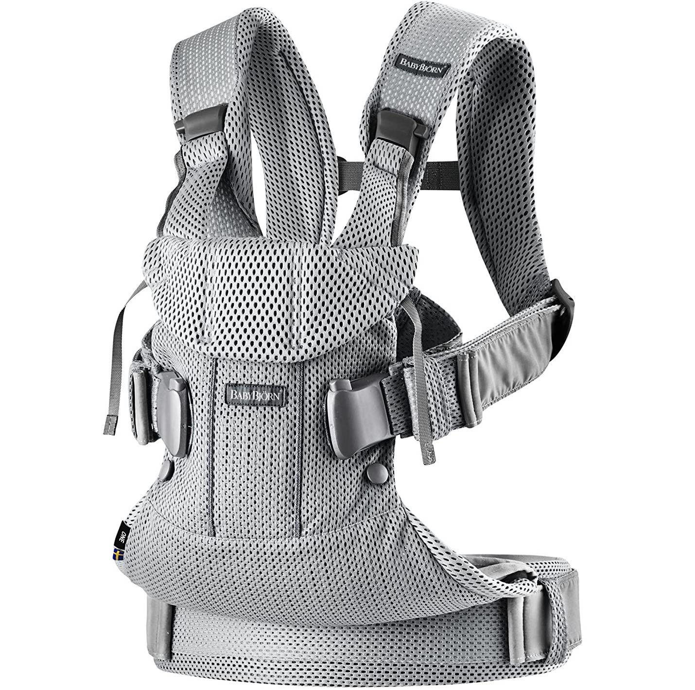 Grey baby carrier