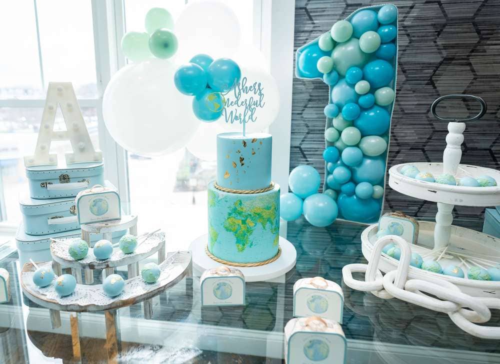 what a onederful world first birthday party theme