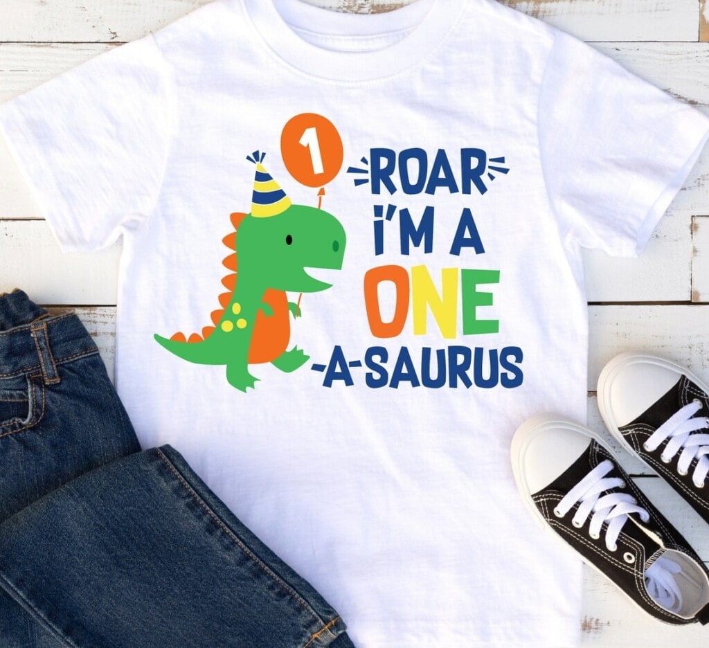 one-a-saurus first birthday theme