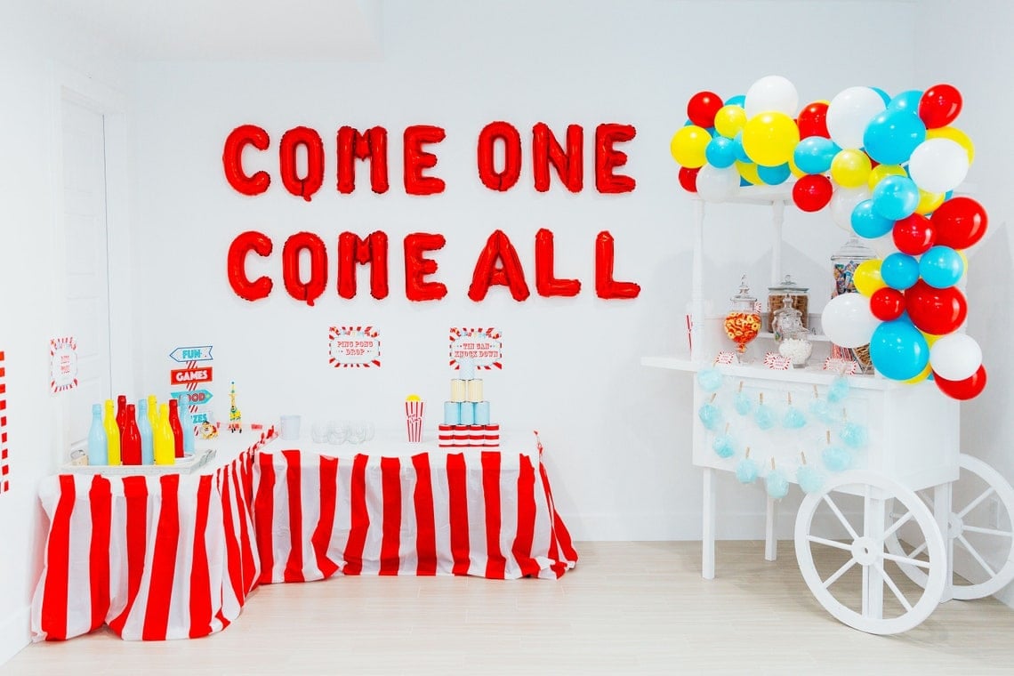 come one come all birthday party theme