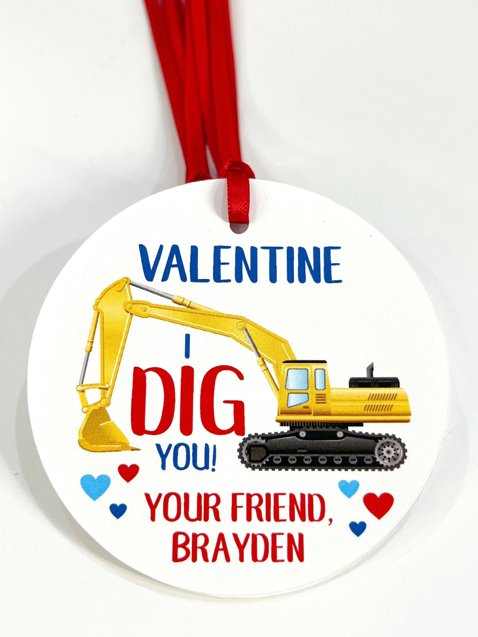 Digging Valentine Card