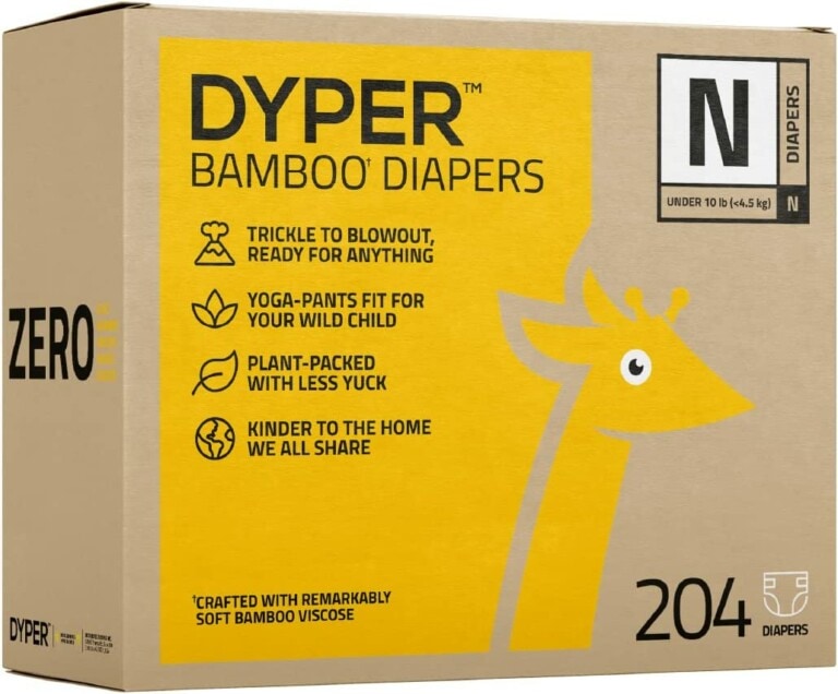 Dyper box of diapers
