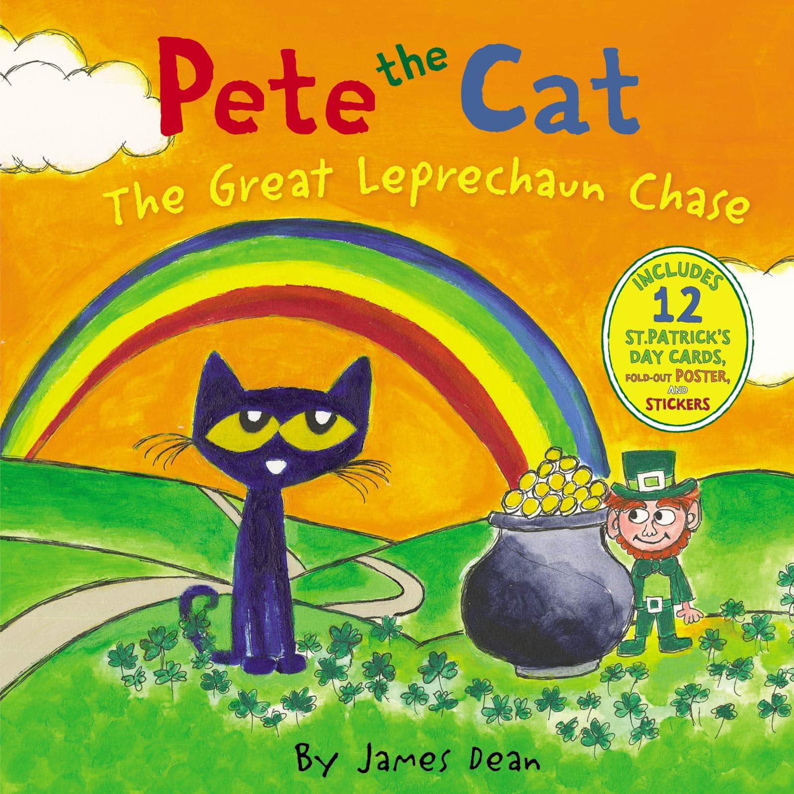 Pete the Cat St. Patrick's Day book 