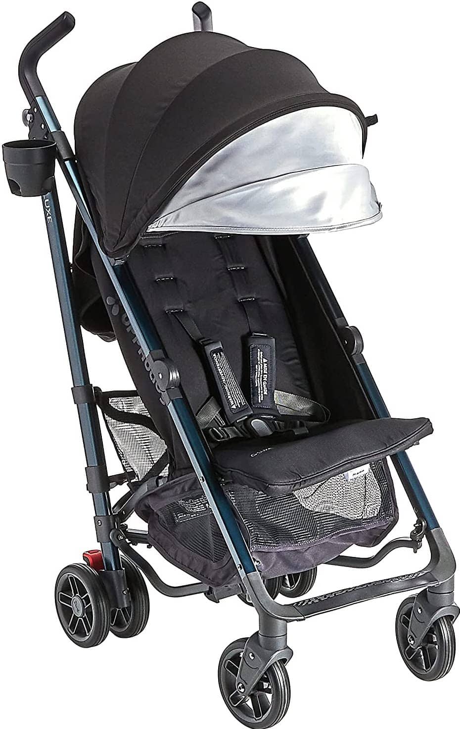 G-Luxe Umbrella stroller in black and silver 