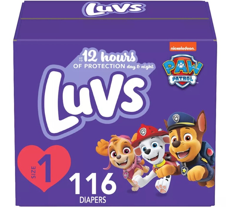 Luvs box of diapers