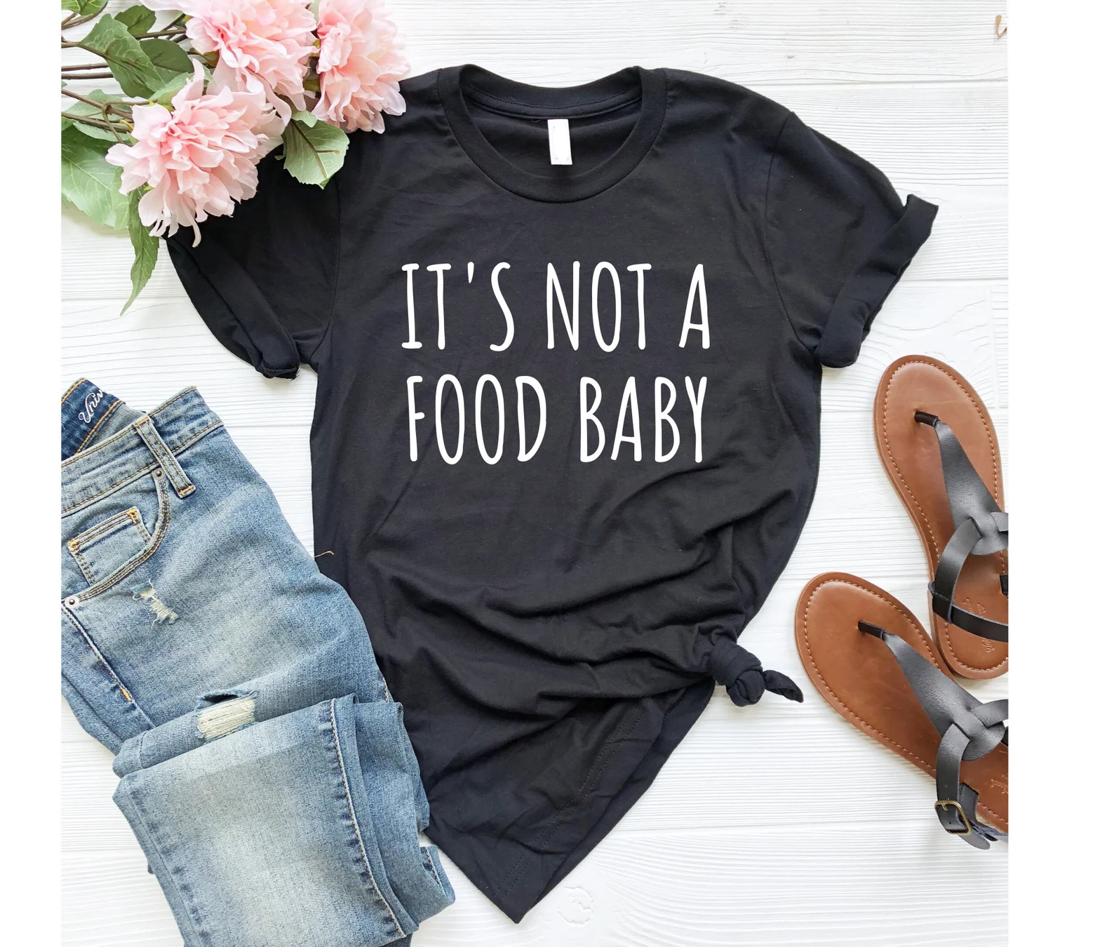 Black pregnancy announcement t-shirt 