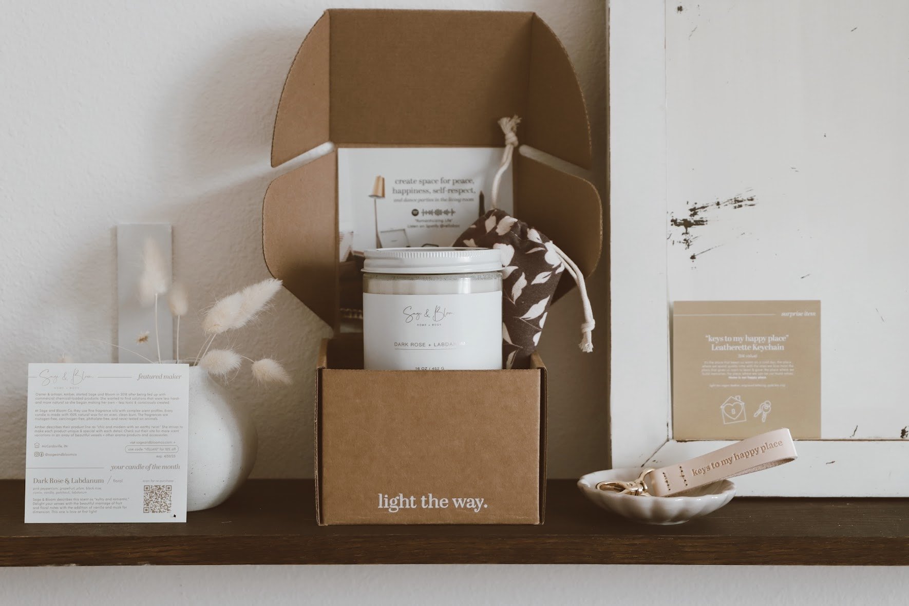 Candle subscription box