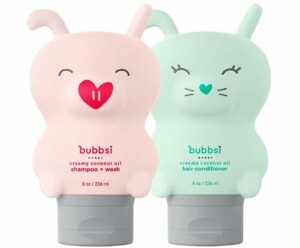 Bubbsi shampoo and conditioner