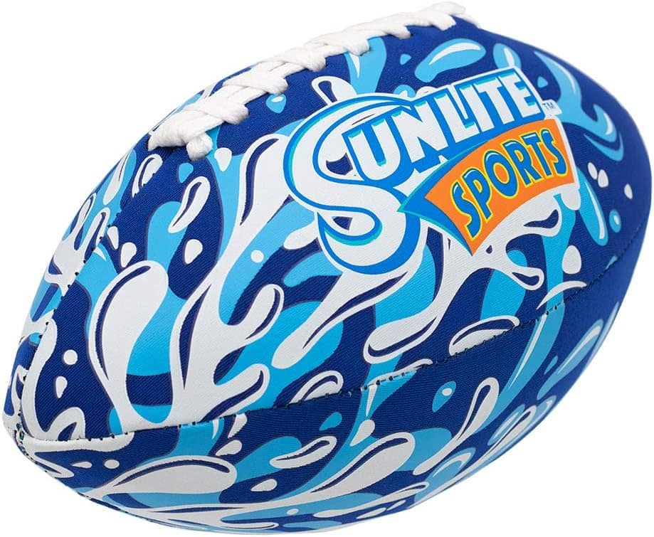 Waterproof blue football 
