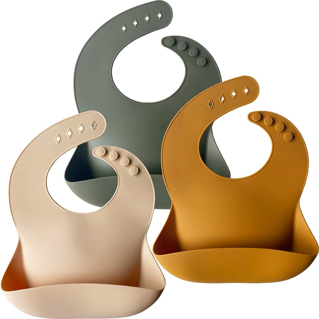 Moonkie Silicone Baby Bibs