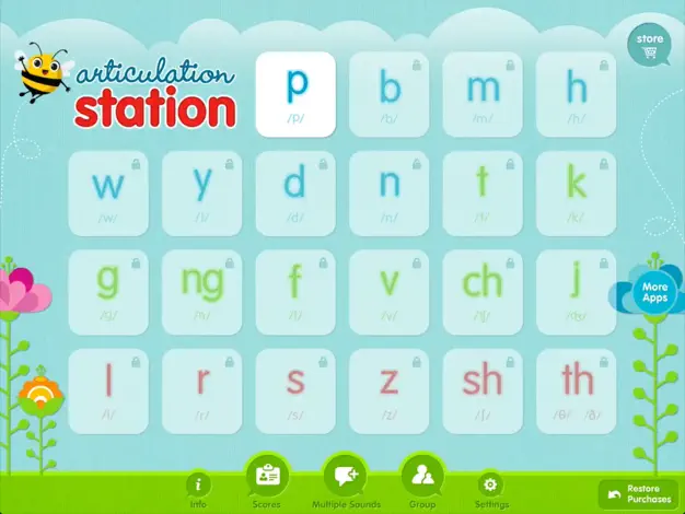 Articulation Station on the App 