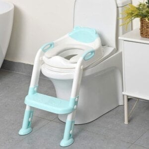 Potty Training Seat Toddler Toilet Seat with Step Stool Ladder