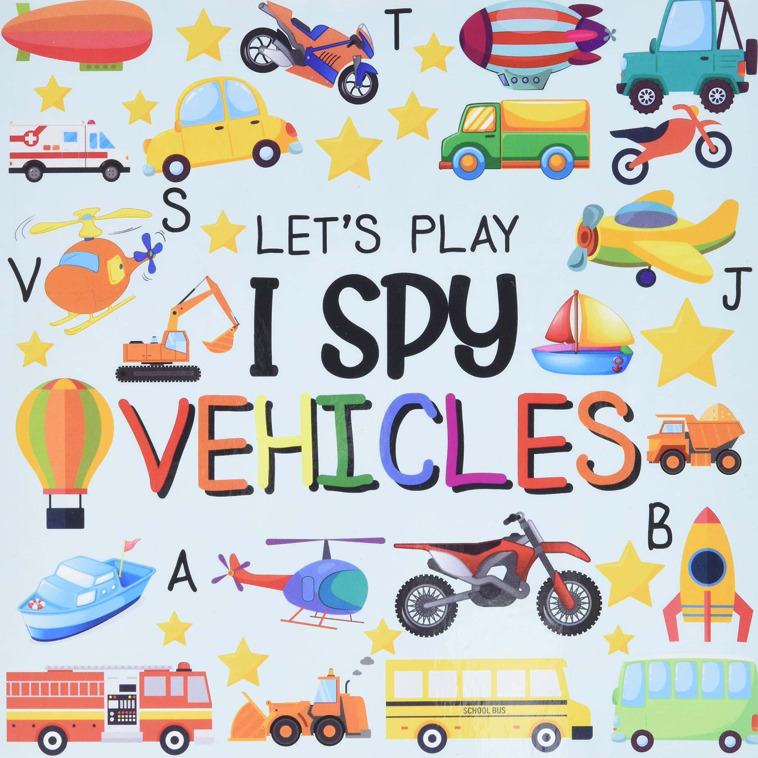 Let's Play I Spy Vehicles book 