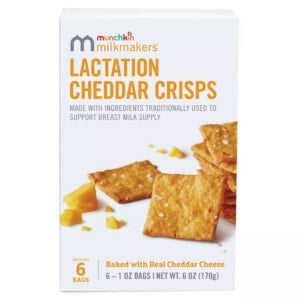 Munchkin Milkmakers Lactation 6pk Cheddar Crisps
