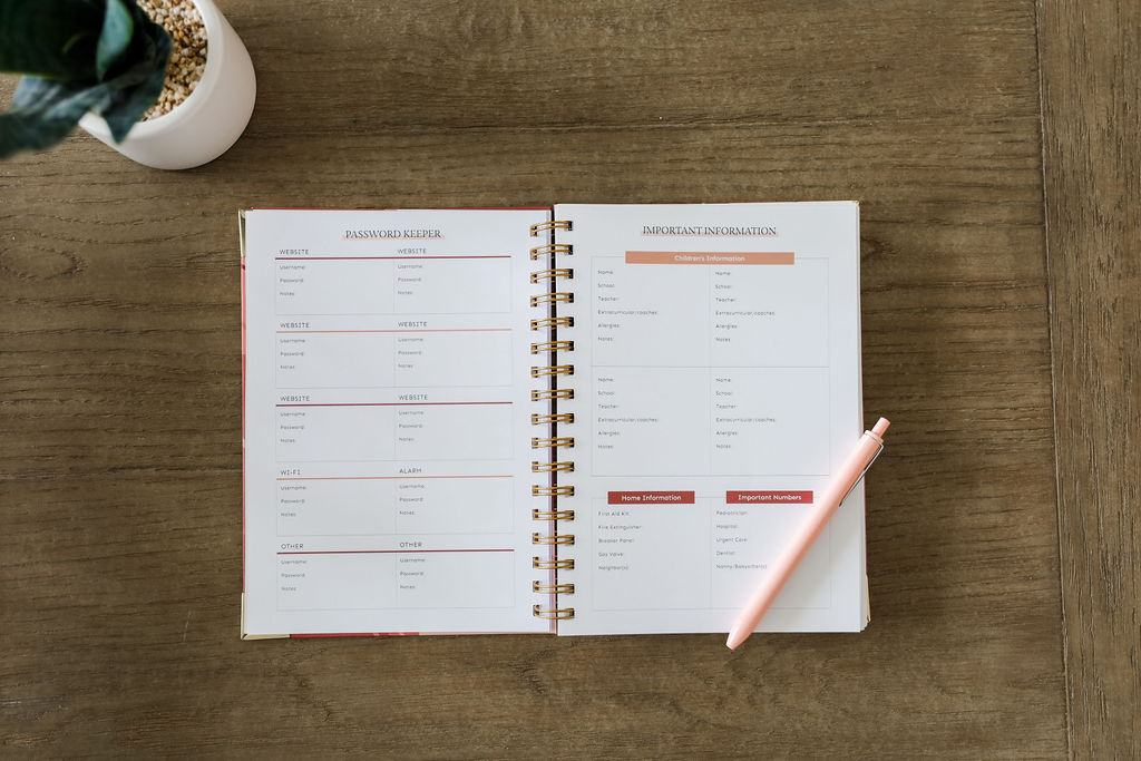 A look inside the Baby Chick Motherhood Planner
